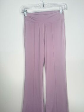 High-Waist Lavender Flare Pants